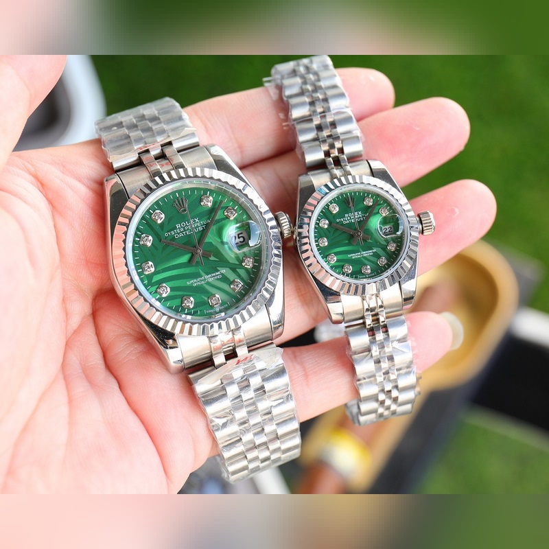 Rolex Datejust Couple's Replica Watch Swiss Quality 100% Waterproof Sapphire Glass-1