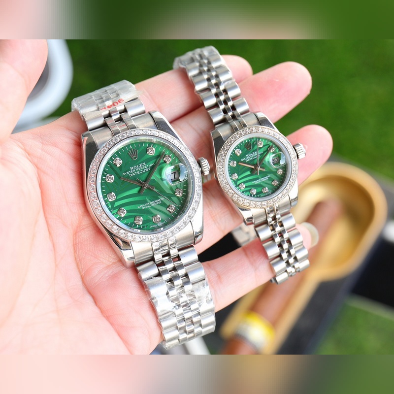 Rolex Datejust Couple's Replica Watch Swiss Quality 100% Waterproof Sapphire Glass-2