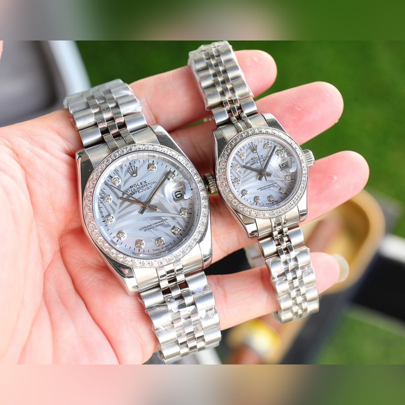 Rolex Datejust Couple's Replica Watch Swiss Quality 100% Waterproof Sapphire Glass-3