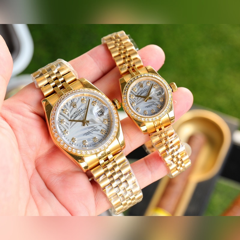 Rolex Datejust Couple Replica Watch Swiss Quality 100% Water-Resistant Sapphire Crystal-3