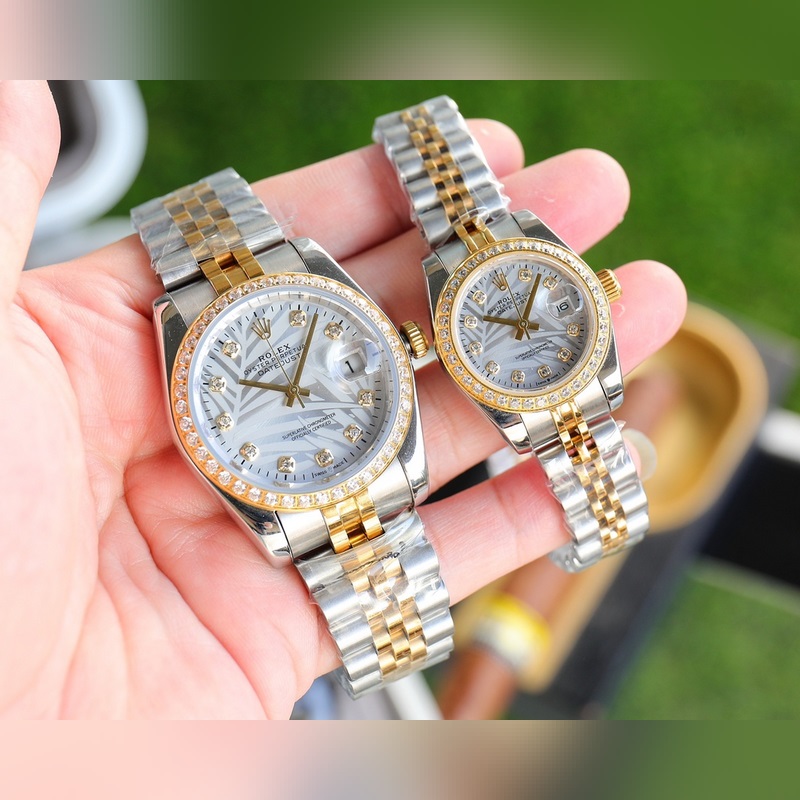 Rolex Datejust Couple's Replica Watch 100% Swiss Quality Strong Waterproof Sapphire Crystal-1