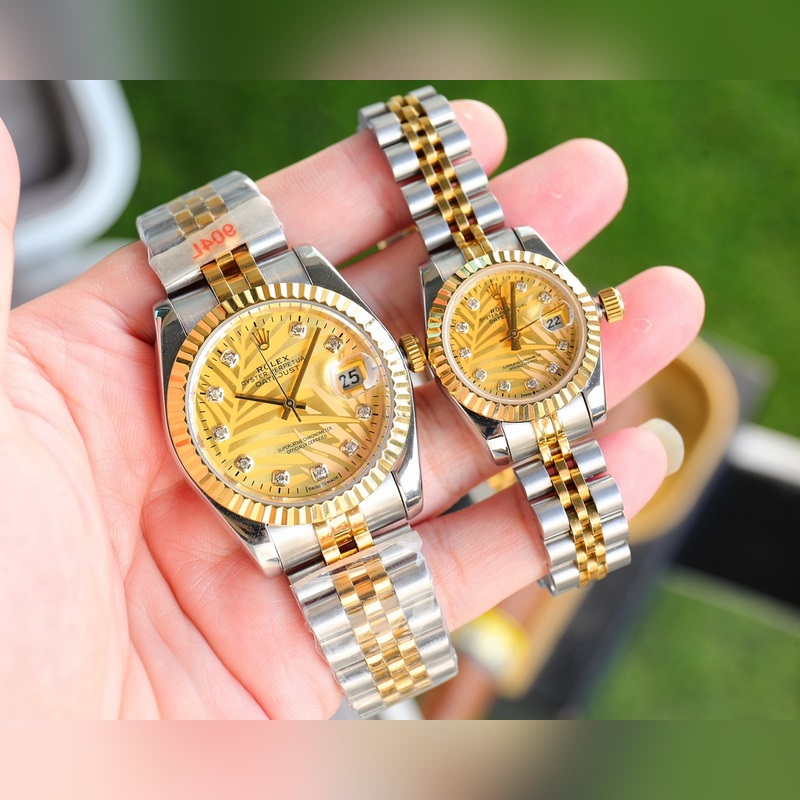 Rolex Datejust Couple's Replica Watch 100% Swiss Quality Strong Waterproof Sapphire Crystal-3