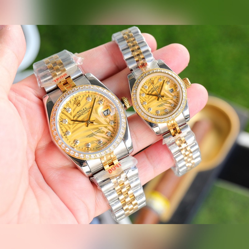 Rolex Datejust Couple's Replica Watch 100% Swiss Quality Strong Waterproof Sapphire Crystal-4