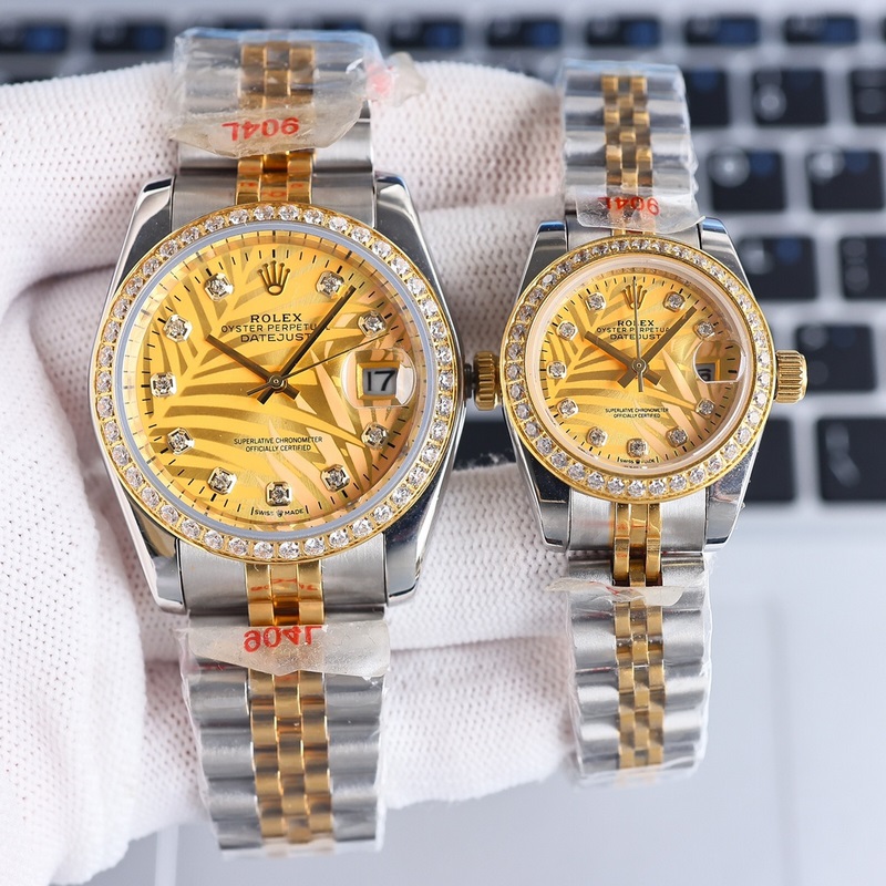 Rolex Datejust Couple Replica Watch Swiss Quality 100% Waterproof Sapphire Crystal-2