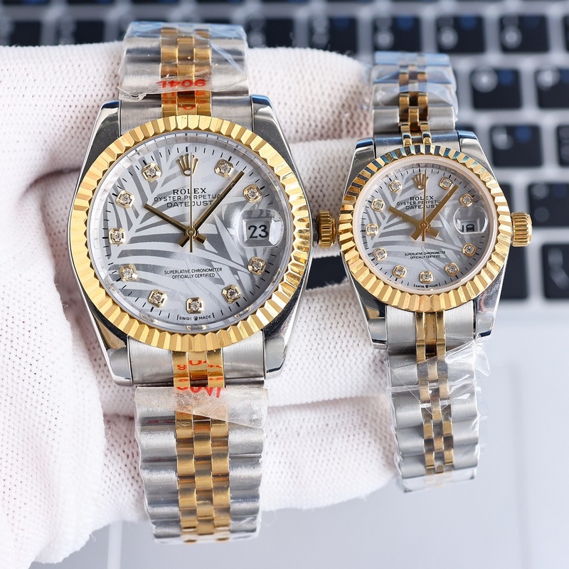 Rolex Datejust Couple Replica Watch Swiss Quality 100% Waterproof Sapphire Crystal-3