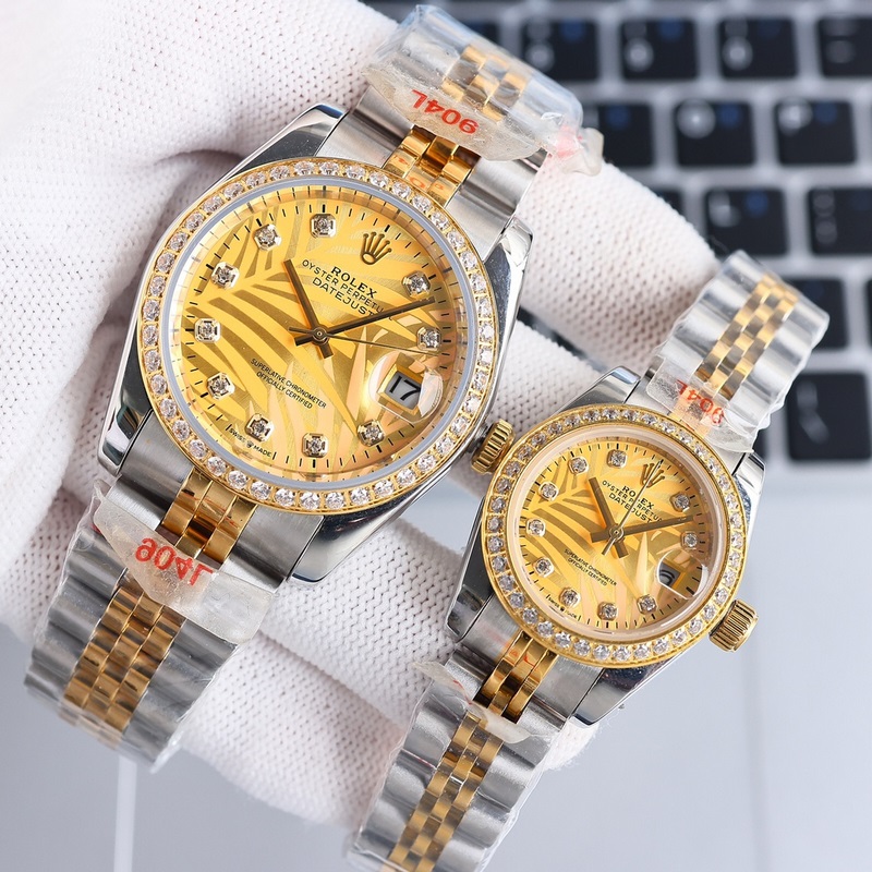 Rolex Datejust Couple Replica Watch Swiss Quality 100% Waterproof Sapphire Crystal-5