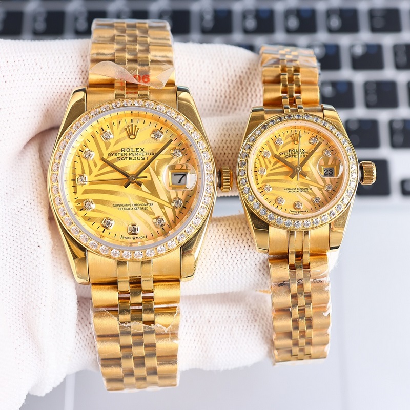 Rolex Datejust Couple Replica Watch Swiss Quality 100% Waterproof Sapphire Crystal-3