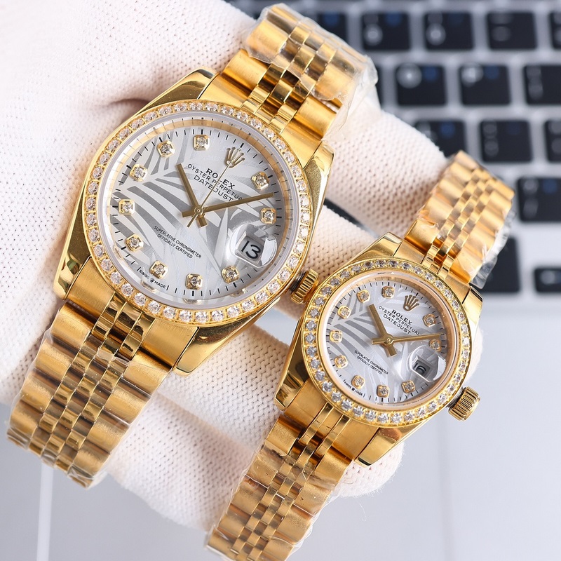 Rolex Datejust Couple Replica Watch Swiss Quality 100% Waterproof Sapphire Crystal-4