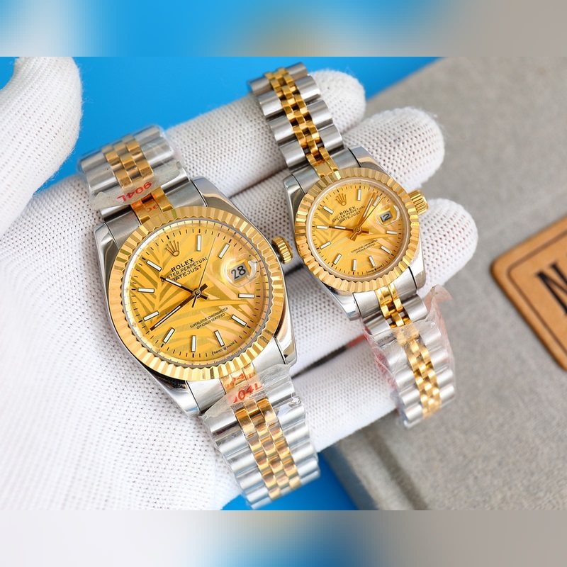 Rolex Datejust Couple Replica Watch Swiss Quality 100% Waterproof Sapphire Luminescent-4