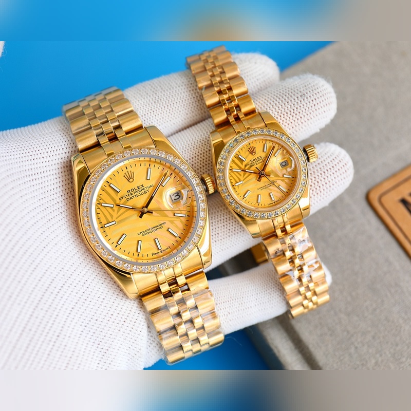 Rolex Datejust Couple Replica Watch Swiss Quality 100% Waterproof Sapphire Crystal-2