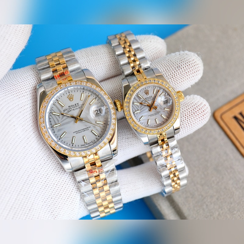 Rolex Datejust Couple Replica Watch Swiss Quality 100% Waterproof Sapphire Crystal-3