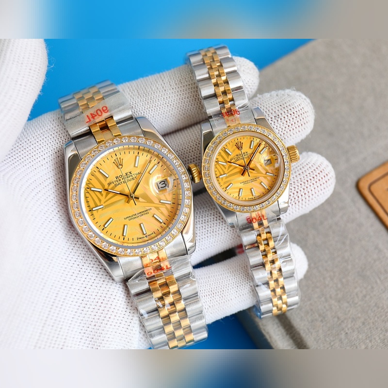 Rolex Datejust Couple Replica Watch Swiss Quality 100% Waterproof Sapphire Crystal-4