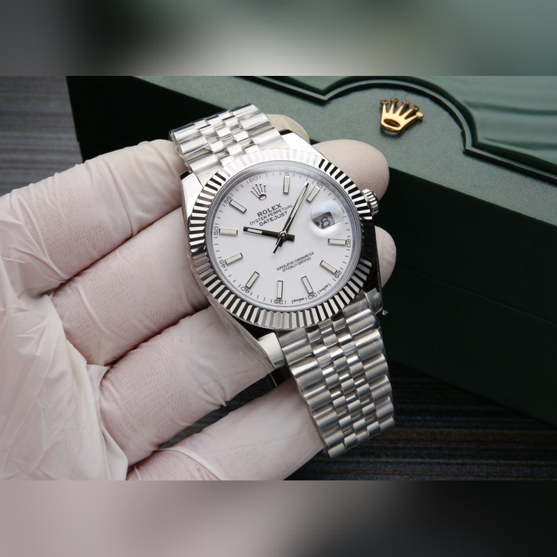 Rolex Datejust 41mm Replica Perfect Detail New 5-Link Bracelet Sapphire Crystal-3