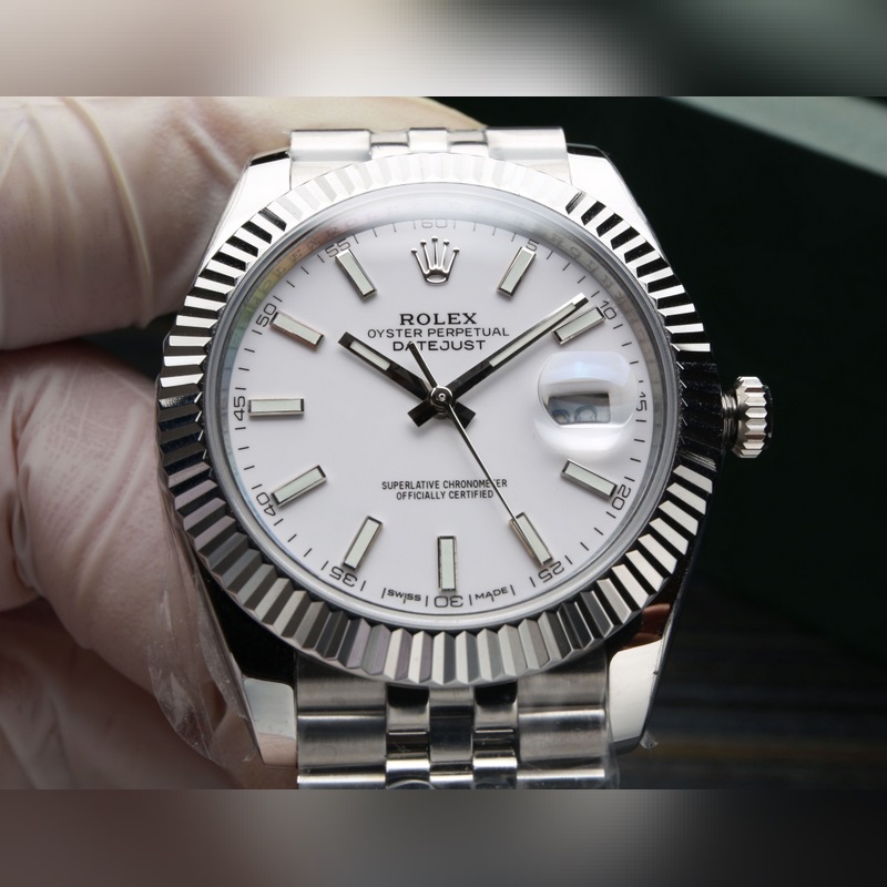 Rolex Datejust 41mm Replica Perfect Detail New 5-Link Bracelet Sapphire Crystal-4