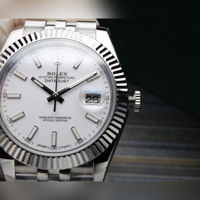 Rolex Datejust 41mm Replica Perfect Detail New 5-Link Bracelet Sapphire Crystal-5