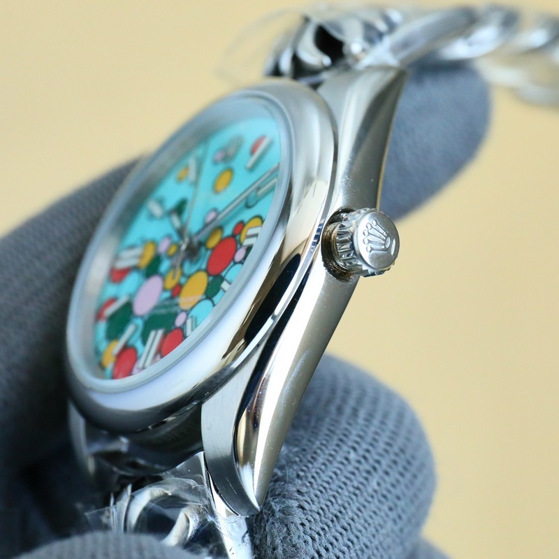 Rolex Oyster Perpetual Rainbow Candy Pop Limited Edition-5