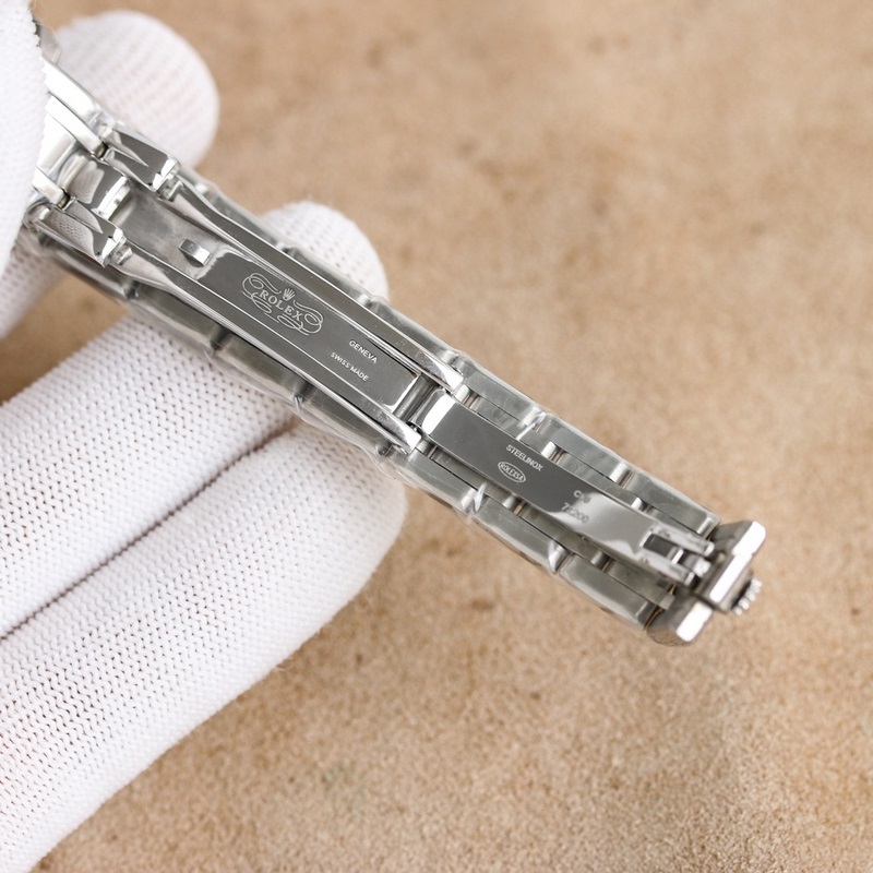 Rolex Pearlmaster 34mm Women's Replica Watch 904L Steel Elegant Pearl Design-6