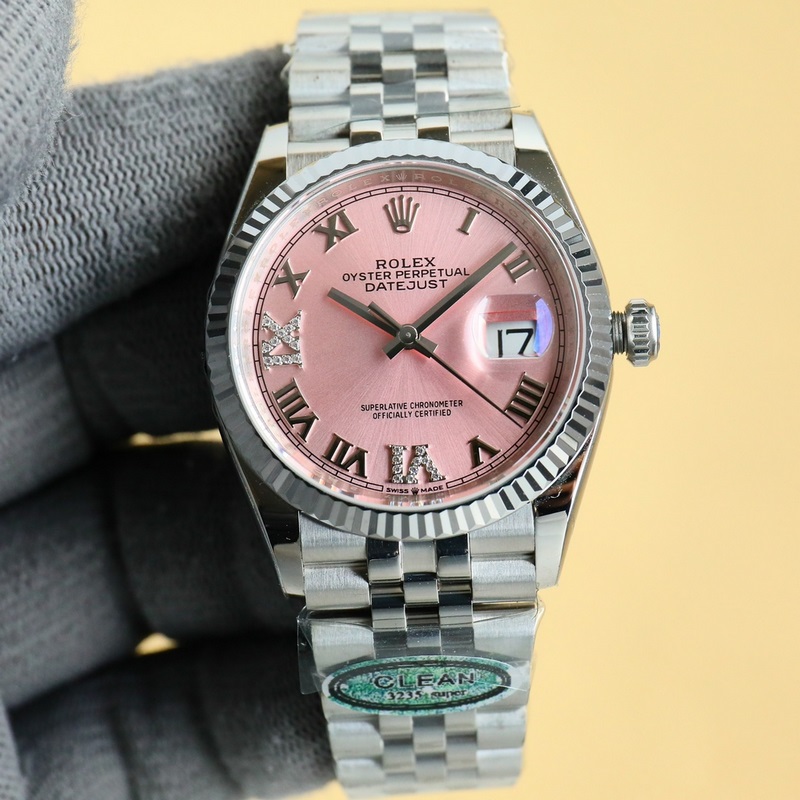 Rolex 36mm Datejust Men's Replica Watch Premium Best-Seller-2