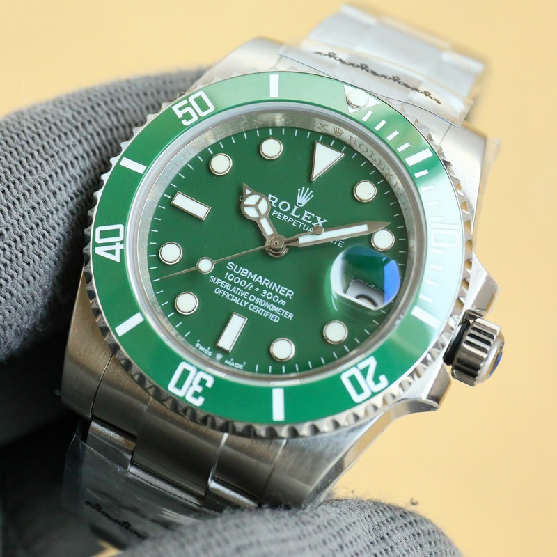 Rolex Submariner 3135 v11 Green Dial 116610LV Quality Model-3