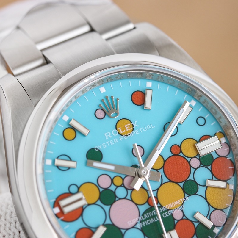 Rolex Oyster Perpetual Colorful High Quality Exceptional Value-3