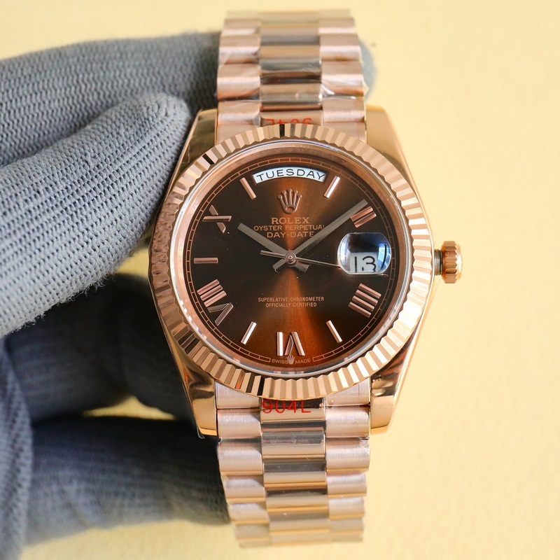 Rolex Day-Date 40 Blue Sapphire Crystal 2.5x Magnification-2