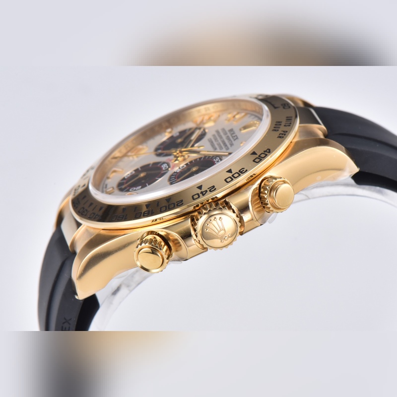 Rolex Daytona 116519 in Gold Panda Tape with Unique Features-2