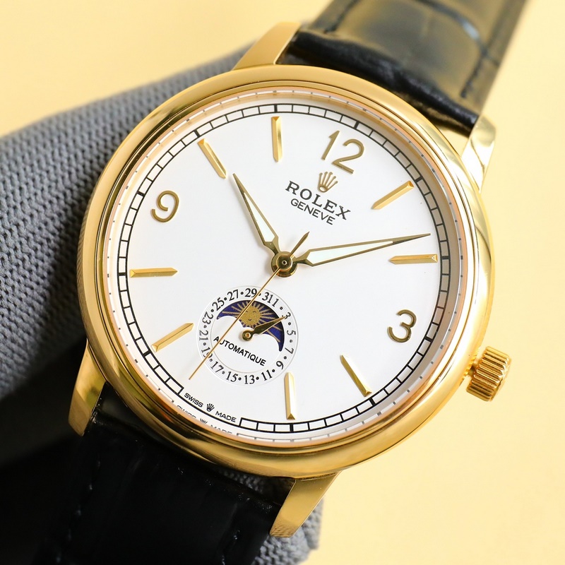 Rolex Cellini Moonphase Men's Replica Watch 2024 Premium Release-3