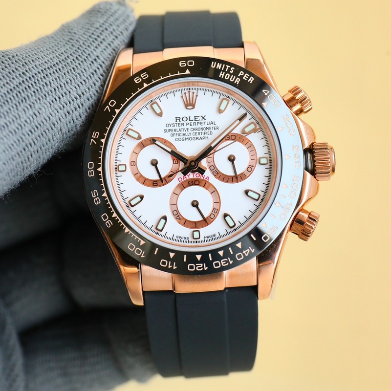 18k Gold Rolex Daytona GTC with Chinese Inspection Certificate-2