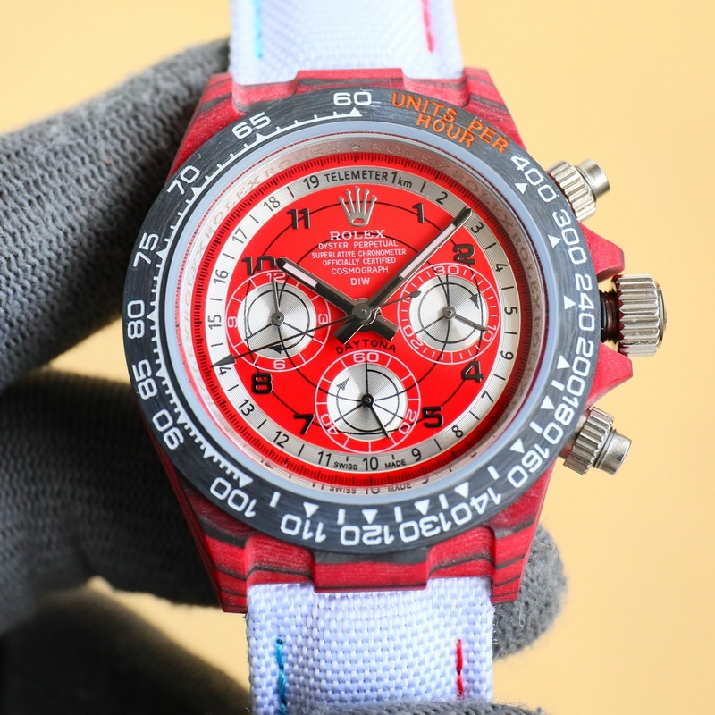 Rolex Daytona Carbon Fiber Custom Edition Lightweight Luxury Replica Watch-4