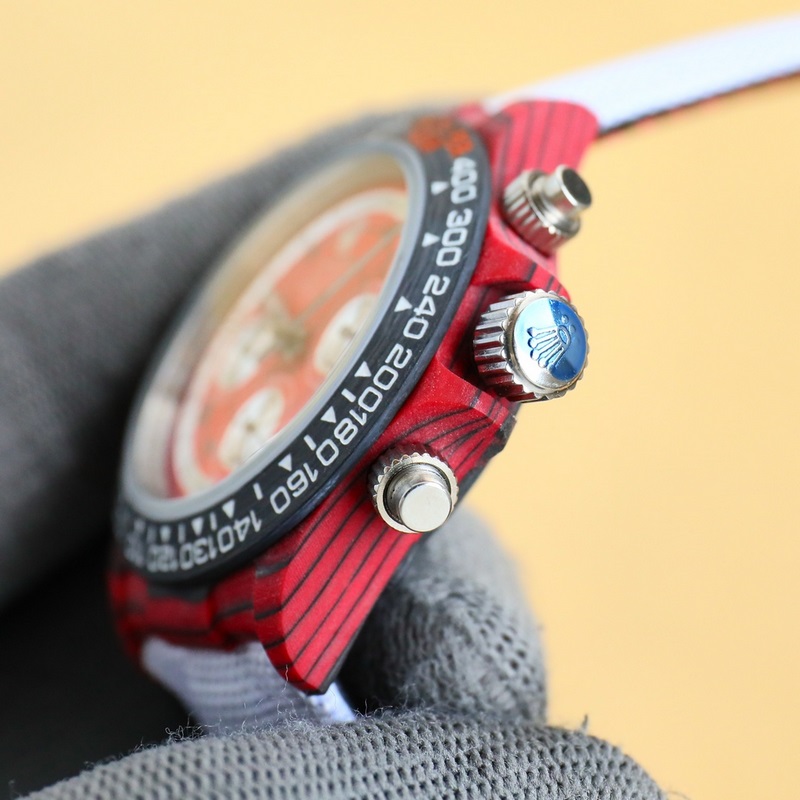 Rolex Daytona Carbon Fiber Custom Edition Lightweight Luxury Replica Watch-5