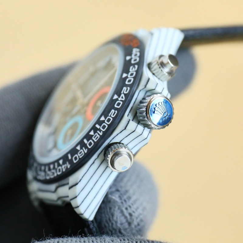 Rolex Daytona Carbon Fiber Custom Edition Lightweight and Premium Quality Timepiece-5
