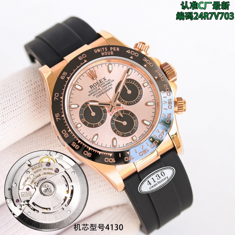 Rolex Daytona 4130 Movement CLEANC Factory New Edition Top Quality-2