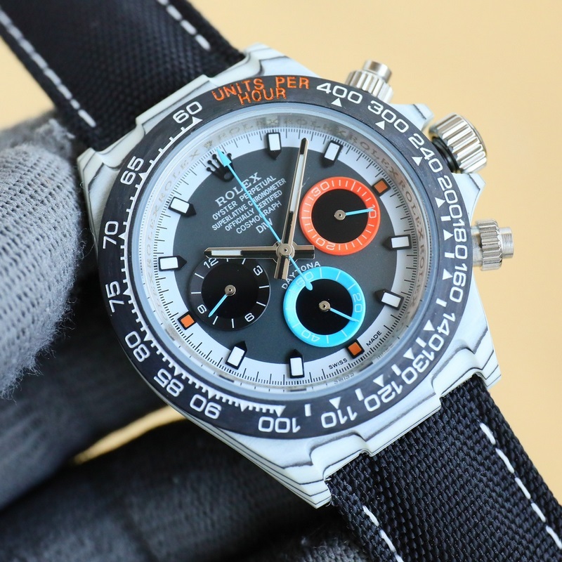 Rolex Daytona Carbon Fiber Custom Edition Lightweight Luxury Timepiece-3