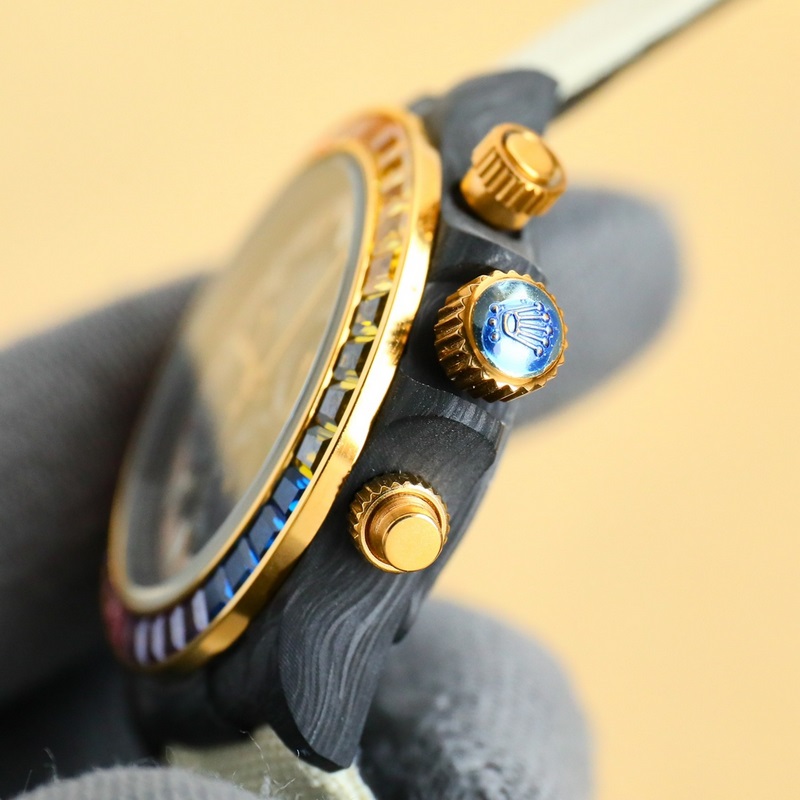 Rolex Daytona Carbon Fiber Custom Edition Lightweight Luxury Timepiece-5