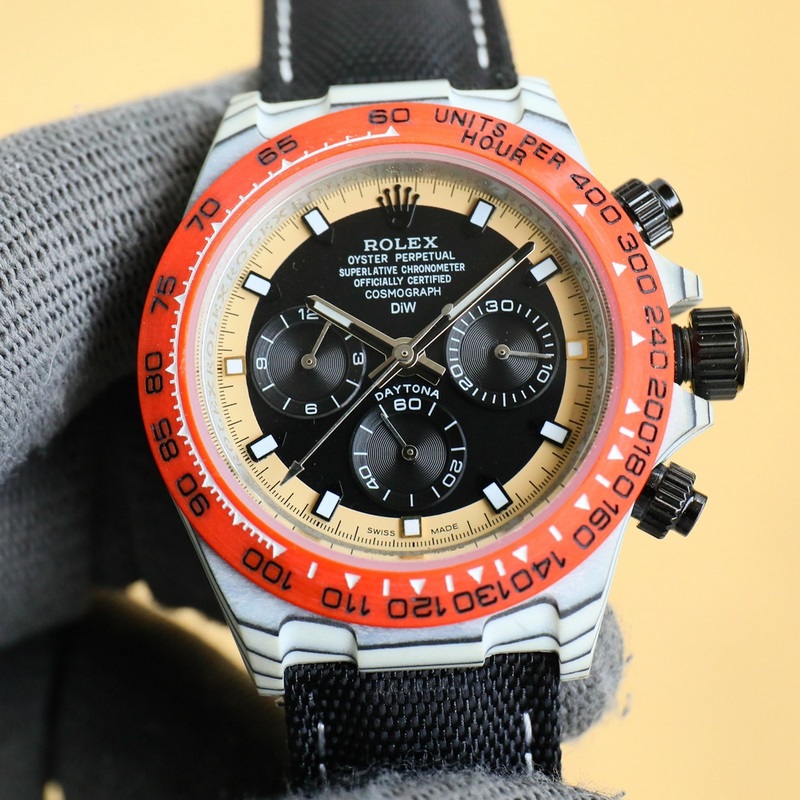 Rolex Daytona Carbon Fiber Custom Edition Lightweight Luxury Timepiece-2