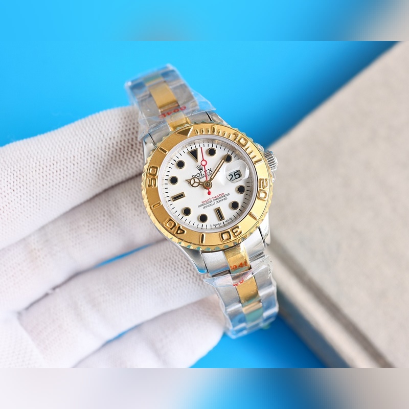 ROLEX Yacht-Master 29mm Women's Replica Watch Original Quality-3