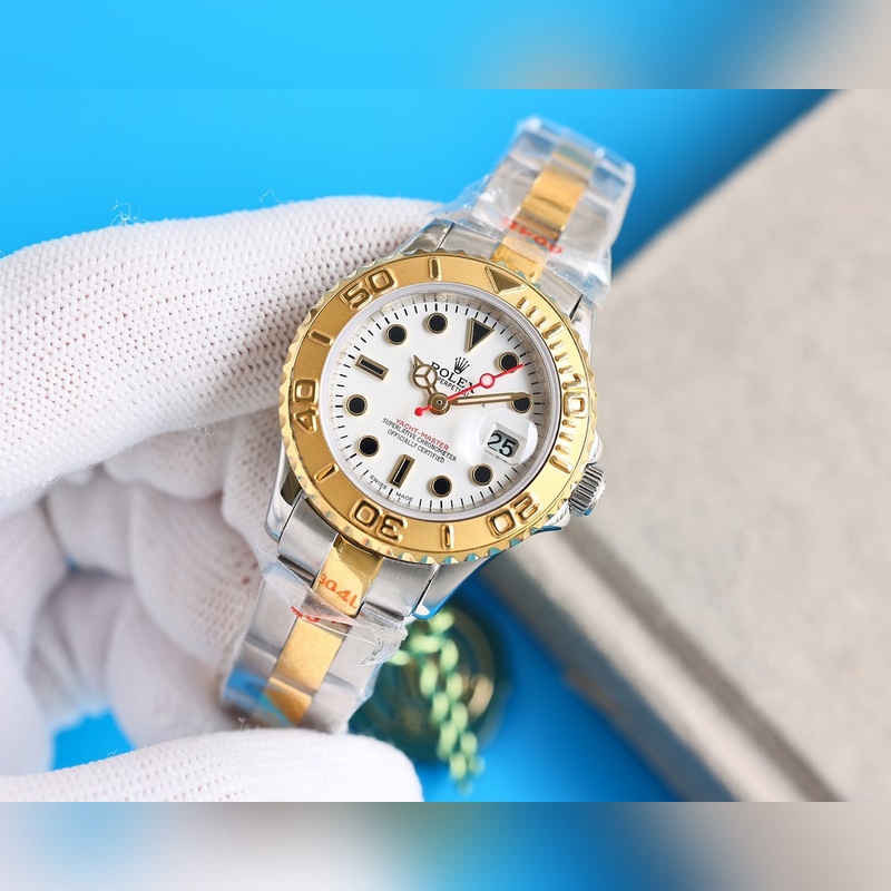 ROLEX Yacht-Master 29mm Women's Replica Watch Original Quality-4