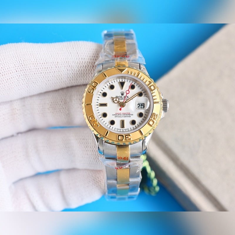 ROLEX Yacht-Master 29mm Women's Replica Watch Original Quality-5