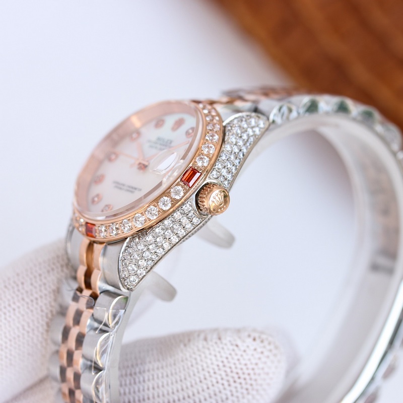 Rolex Oyster Perpetual Datejust 31 Diamond-Set High Quality-5