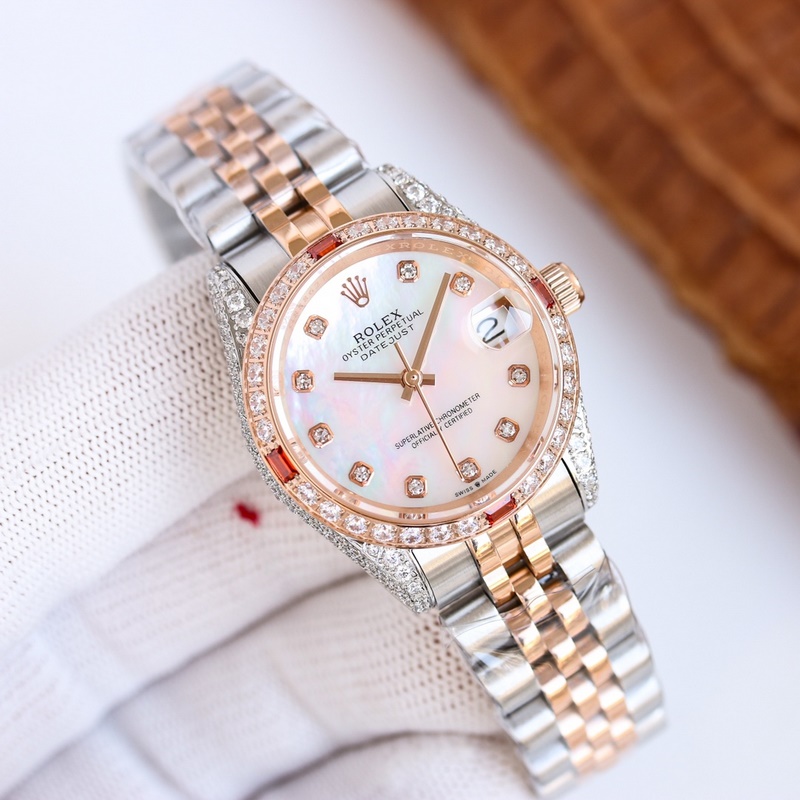 Rolex Oyster Perpetual Datejust 31 Diamond-Set High Quality-6