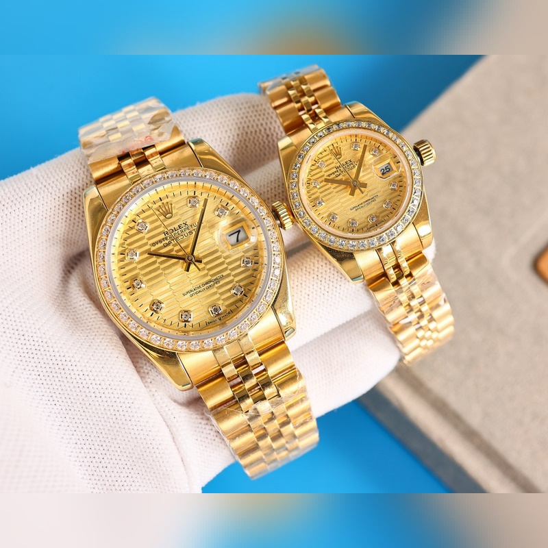 Rolex Datejust Couple Replica Watch 100% Swiss Quality Super Waterproof Sapphire Glass-6