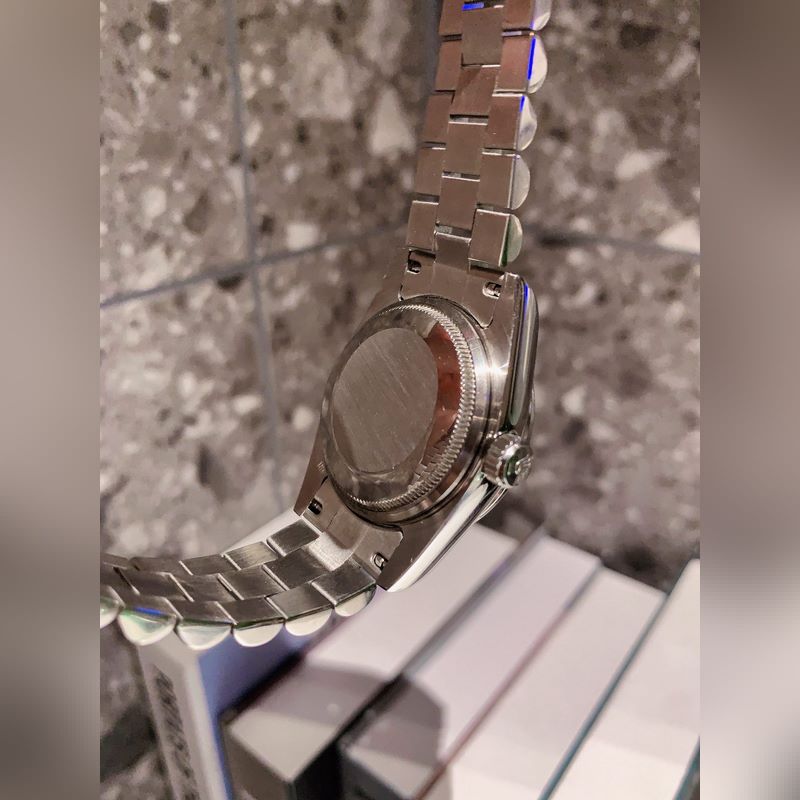 Rolex Day-Date Classic Women's Solid Steel Bracelet Original Strap Imported Movement-7