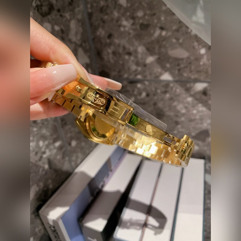 Rolex Datejust Classic Women's Solid Steel Bracelet Original Clasp Imported Movement-3