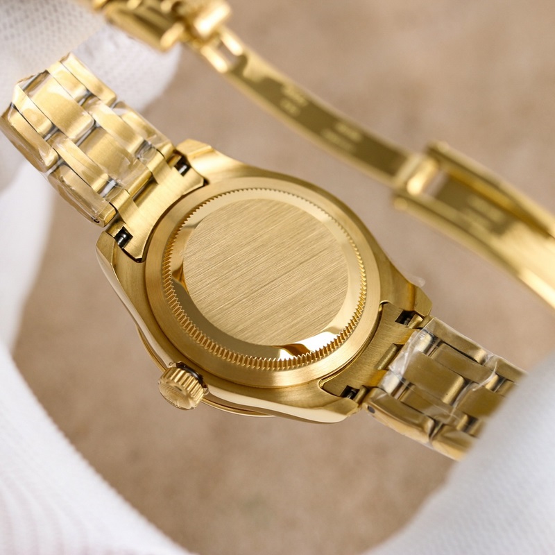 Rolex Pearlmaster 34mm Women's Replica Watch 904 Quality Pearl Lady Model-6