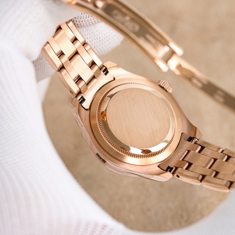 Rolex Pearlmaster 34mm Women's Replica Watch 904L Steel Elegant Design-8