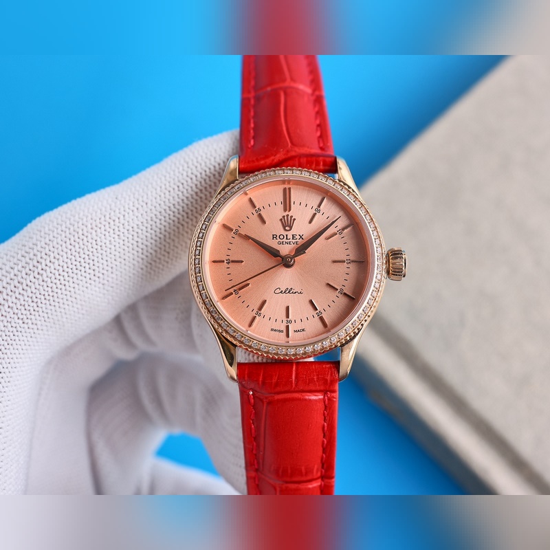 ROLEX Cellini Women's Elegant Minimalist Replica Watch-1