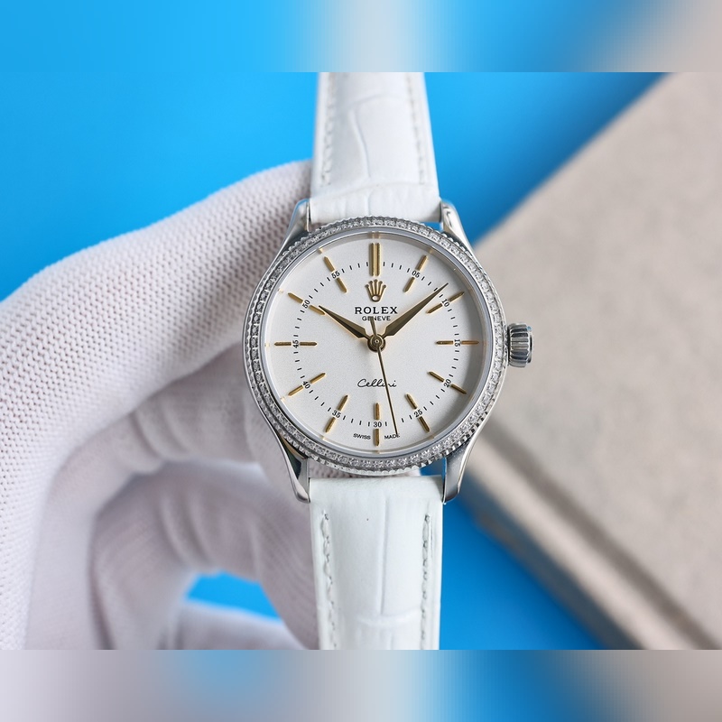 ROLEX Cellini Women's Elegant Minimalist Replica Watch-2