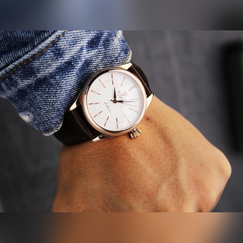 Rolex Cellini Classic Dress Replica Watch 39mm Automatic 8215 Movement-4