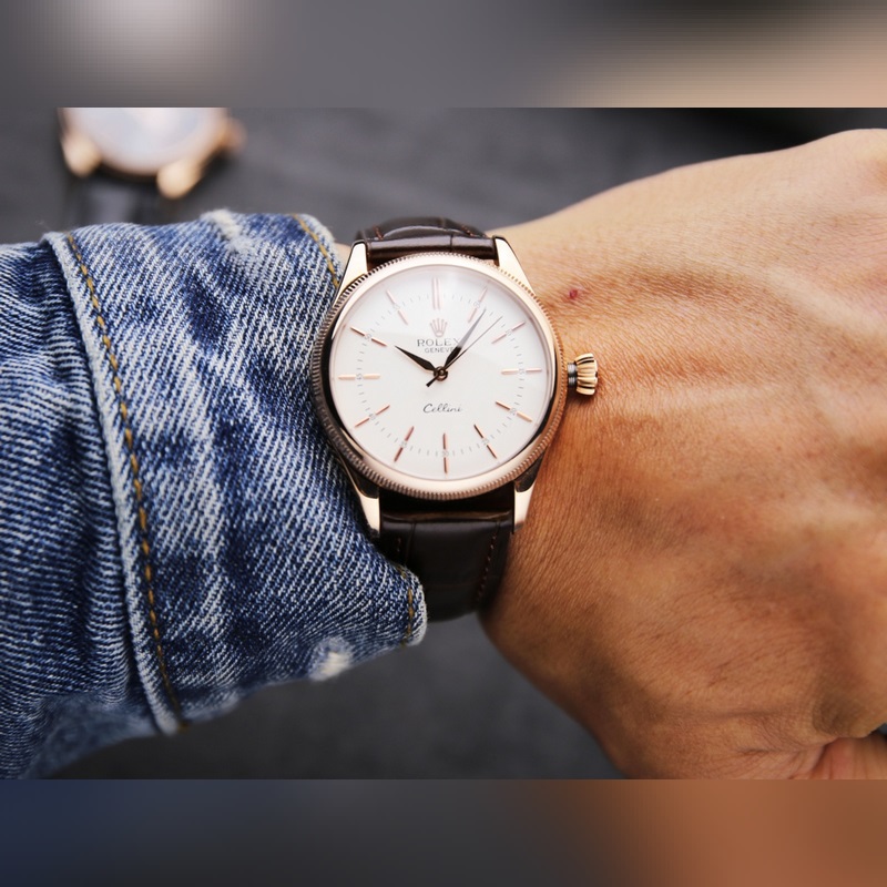 Rolex Cellini Classic Dress Replica Watch 39mm Automatic 8215 Movement-5