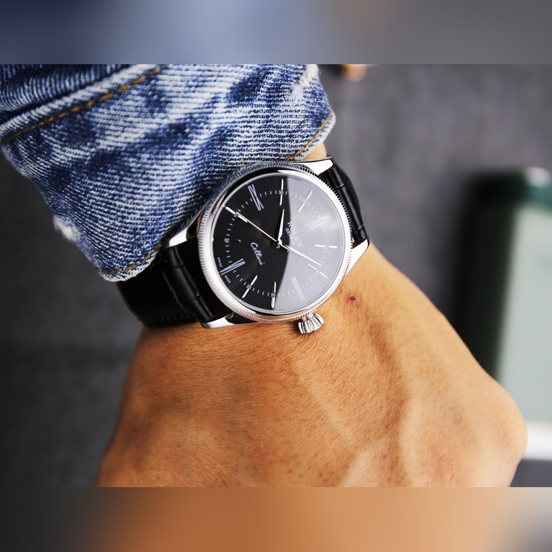 Rolex Cellini 39mm Classic Dress Replica Watch Automatic 8215 Movement Premium Quality-5